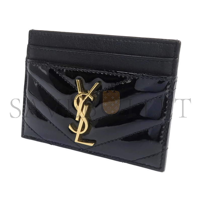 Y51 CASSANDRE MATELASSÉ CARD CASE IN PATENT LEATHER 423291 (10.5*7.5*0.5cm)